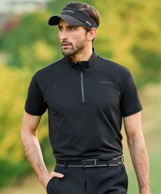 ZERO HALLIBURTON 【吸水速乾・UVケア】 着心地ジッパーモックネックTシャツ ZHG-M5S7b 82953