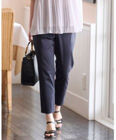 ANY SIS 【撥水】サテンストレッチビューティ パンツ