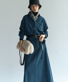 23区 【見上愛さん着用/Oggi11月号掲載】コットン コーデュロイ シャツ