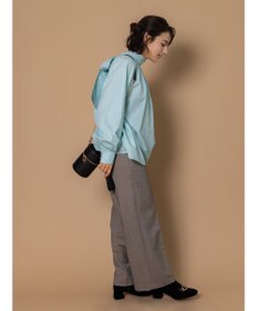 Te chichi ツイードワイドパンツ（セットアップ可）