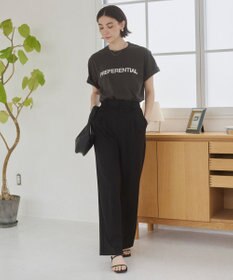 WEGO 【ANGIE VINTAGE/SMLサイズ展開】タックストレートスラックス