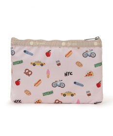 LeSportsac 3ZIP COSMETIC/NYCアイコンズピンク