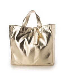 UNBILLION cachecache ソフトメタリックショッパートート