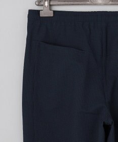 GOTAIRIKU 大人のカジュアルセットアップ【吸水速乾/360度ストレッチ】ギンガムサッカー ドローコードパンツ