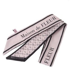 Maison de FLEUR モノグラム柄スカーフ