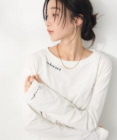 CRAFT STANDARD BOUTIQUE ラメ天竺刺繍ロンTEE