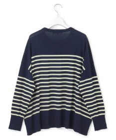 23区 L 【WEB限定カラーあり/洗える】ウーステッドウール ワイドシルエット ニット