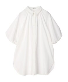 earth music&ecology パフスリーブチュニックブラウス