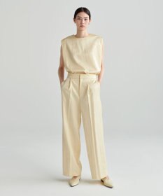 NAVE 【ReNAVE　洗える】グロスサテンブラウス