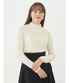 earth music&ecology シャーリングハイネックプルオーバー