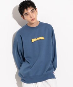 WEGO 【ユニセックス着用ITEM/MLサイズ展開/裏起毛】別注BENDAVISプランプロゴプルオーバー