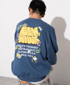 WEGO 【ユニセックス着用ITEM/MLサイズ展開/裏起毛】別注BENDAVISプランプロゴプルオーバー