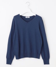 J.PRESS LADIES L 【洗える】PRINCE Vネック ニット