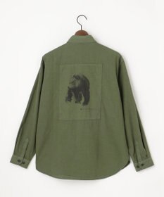 JOSEPH ABBOUD MOUNTAIN 【テーム・ヤルヴィコラボ・サスティナブル】コットンテンセルツイルバックプリント シャツ