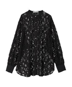 Green Parks ・ＥＬＥＮＣＡＲＥ　ＤＵＥ　レースバンドカラーブラウス