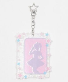 WEGO 【痛バ＆推し活】キラキラスターカードホルダーキーホルダー