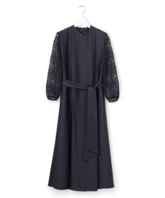 23区 S 【APPLAUDIR】ノーブルサテン リボンブーケレースコンビ ドレス