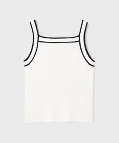 GRACE CONTINENTAL バイカラーリブニットトップ