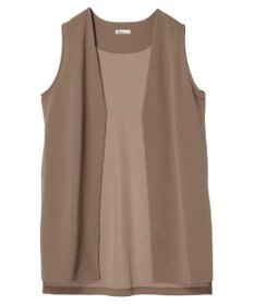 CRAFT STANDARD BOUTIQUE カットジョーゼットベスト