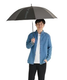 MOONBAT 【大きめ】MIZUNO メンズ 晴雨兼用日傘 長傘 BIGロゴ 遮光 遮熱 UV ユニセックス