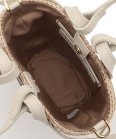 23区 VIOLAd'ORO アバカ 2WAY ミニ ショルダーバッグ