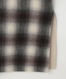 自由区 【リバーシブル】ウールリバー ノーカラーロングコート