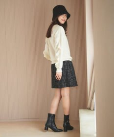 Feroux 【洗える】ツイードスカ ショーパン