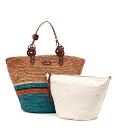 IBIZA ラフィア　ハンドバッグ