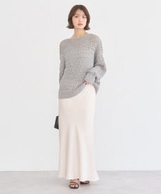 earth music&ecology メッシュニットプルオーバー