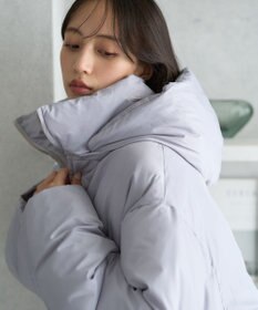 earth music&ecology 2wayパファー ショートブルゾン