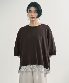 UNFILO L スゴ機能美ニット ハーフスリーブ