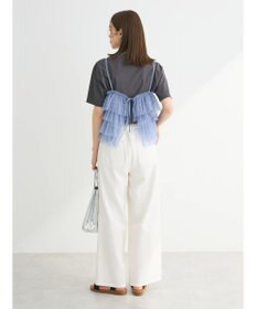 Green Parks ・ＥＬＥＮＣＡＲＥ　ＤＵＥ　２ｗａｙラメチュールフリルキャミ