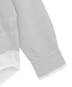 earth music&ecology レイヤードストライプシャツ