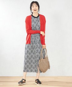 ANY 【UVケア】ミドルレングス カーディガン