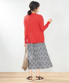 ANY 【UVケア】ミドルレングス カーディガン