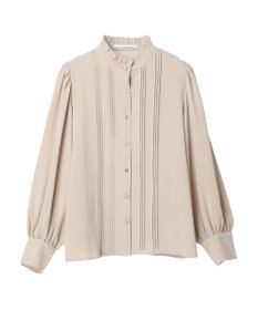 Green Parks ・ＥＬＥＮＣＡＲＥ　ＤＵＥ　イロイロ釦ピンタックブラウス