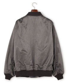 J.PRESS MEN 【J.PRESS ORIGINALS】Bleach Viscose Cotton Satin Flight Jacket / Japan Made
