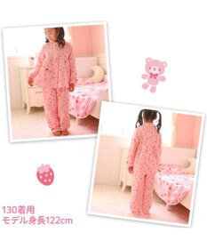 Mother garden マザーガーデン くまちゃん キッズ 長袖 長ズボン パジャマ 100/110/120/130/140 cm