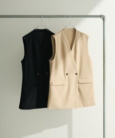 Green Parks Ｏ．洗えてストレッチ　Ｗボタンベスト