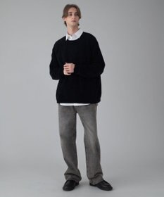 WEGO 【ユニセックス着用ITEM/MLサイズ展開】ベロアモールプルオーバー