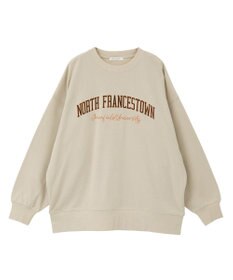 AMERICAN HOLIC 手書き風カレッジロゴ裏毛プルオーバー