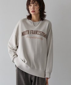 AMERICAN HOLIC 手書き風カレッジロゴ裏毛プルオーバー