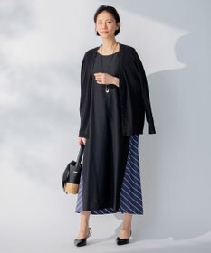 自由区 【洗える】コンビネーションシャーティング ワンピース