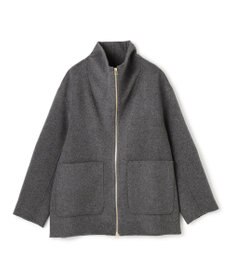 BEIGE， ZION / ウールスタンドカラーショートコート