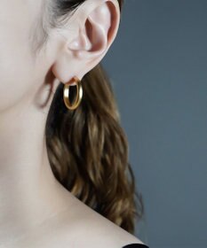 susui 【doughnut】フープピアス L (YGMAT)_片耳