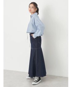 earth music&ecology ドロストヘムショートシャツ