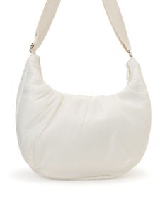 LeSportsac SHEEN LARGE CRESCENT/ホワイトマシュマロ