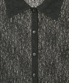 earth music&ecology ストレッチレースシャツ