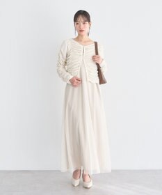 earth music&ecology フロントホックシャーリングトップス