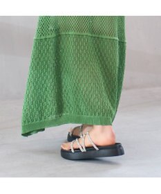 MODE ET JACOMO <carino>厚底ビジューサンダル